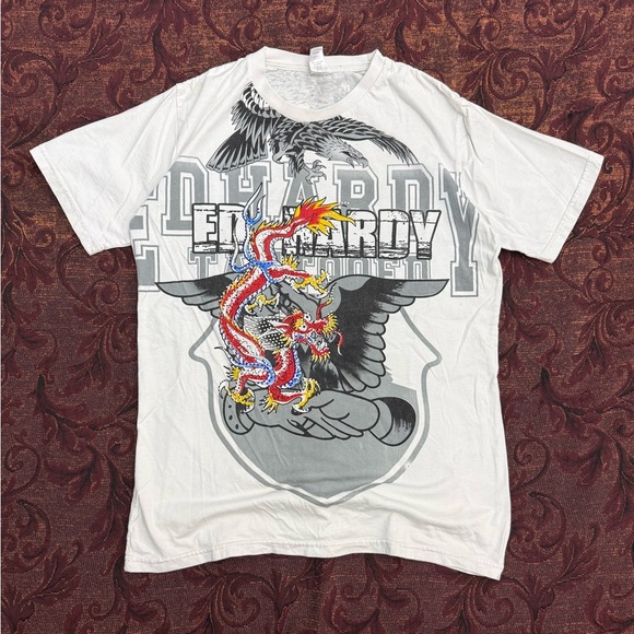 Y2K Ed Hardy Dragon Tee - Picture 1 of 6